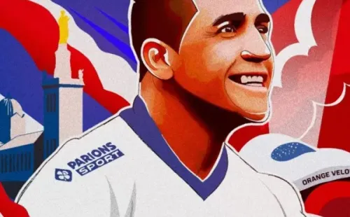 La caricatura que le dedicó el OM a Alexis en sus redes sociales.