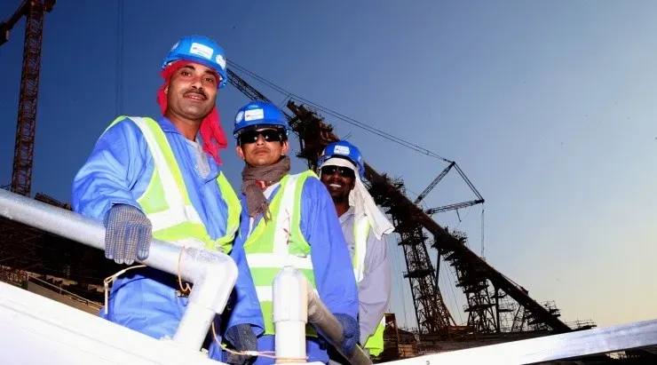 La gran mayoría de los trabajadores inmigrantes proviene de India y el Sudeste Asiático