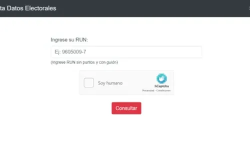 Revisa aquí con tu RUT
