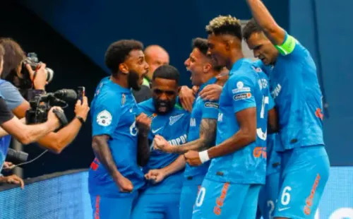 Zenit derrotó al CSKA Moscú de Víctor Felipe Méndez y es el nuevo líder de la Premier League de Rusia. Foto: Getty Images