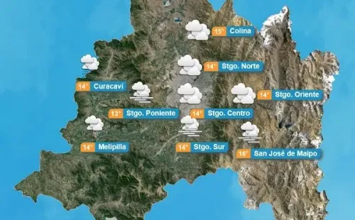 Pronóstico del Tiempo en Santiago | DMC