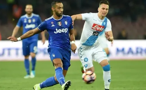 Arkadiusz Milik ante la Juventus cuando jugaba para el Nápoli de Italia. (Getty Images).