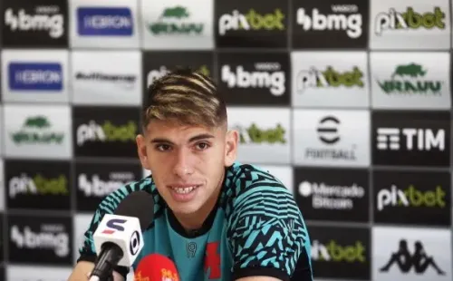 Carlitos Palacios suma confianza con Vasco. | Foto: Vasco da Gama