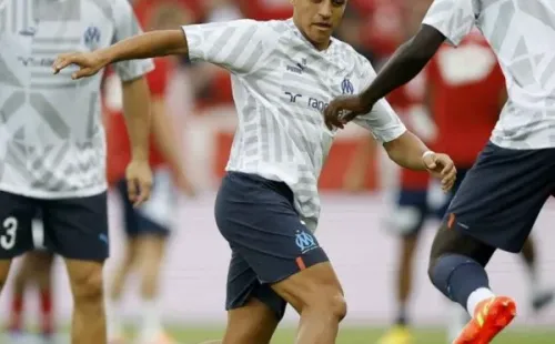 Alexis debutó con el Marsella y sus compañeros lo elogiaron. | Foto: Olympique de Marsella