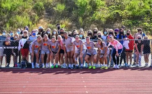 El primer entrenamiento del Lyon en Portland. (OL Féminin)