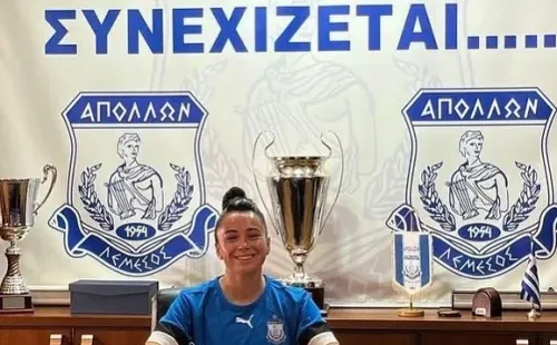 María José Rojas fue presentada hace una semana en el Apollon de Chipre. (Apollon Ladies)