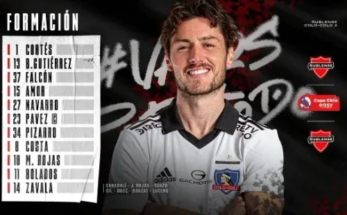 Formación de Colo Colo.