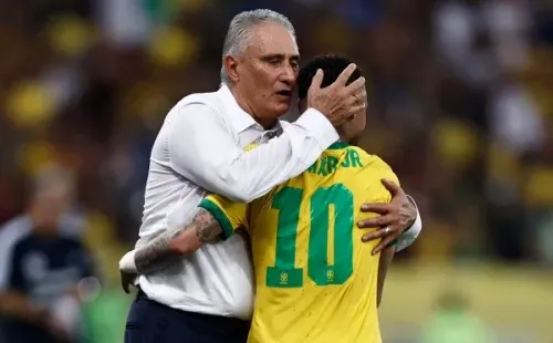 Tite y Neymar