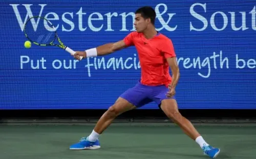 Alcaraz luchó, pero no pudo ante Norrie y se despidió del Master 1000 de Cincinnati. | Foto: Getty