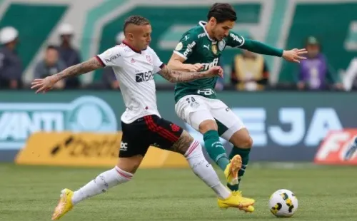Palmeiras se hizo respetar como local y logró salvar un empate con el Flamengo en un partidazo. Foto: Comunicaciones Flamengo.