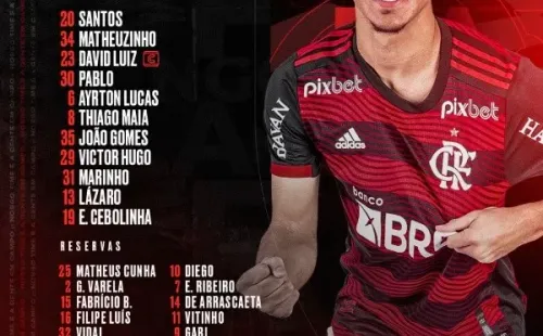 Formación del Flamengo.