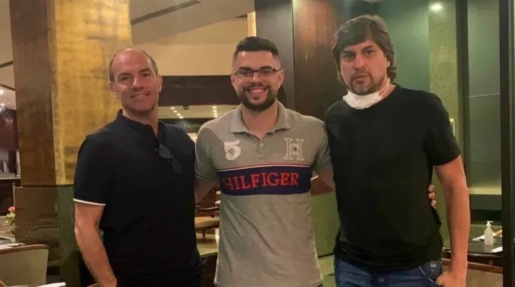 Pablo Lecler (a la izquierda) y Sergio Gioino (derecha) durante un viaje de ambos a Brasil