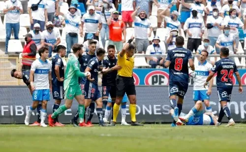 Bascuñán luego de expulsar a Morales el año pasado (Agencia Uno)