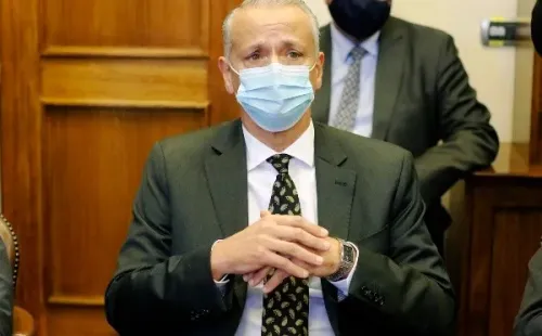 Javier Castrilli en la Comisión de Deportes de la Cámara de Diputados. (Agencia Uno).