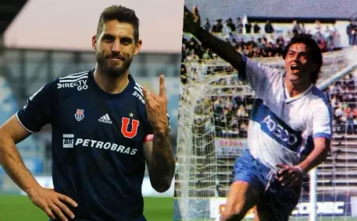 Larrivey y su suegro, Gerardo Reinoso, apuestan para el Clásico Universitario 195. | Foto: Agencia Uno y Universidad Católica