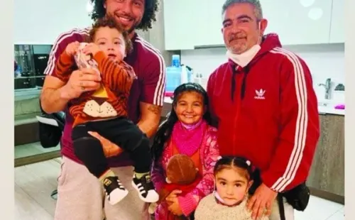 La foto compartida por la familia de Falcón.