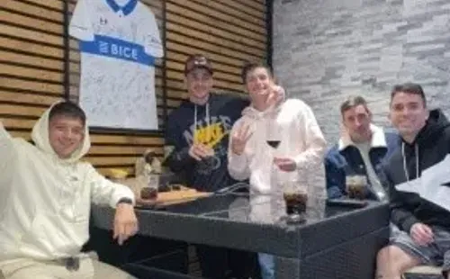 Fernando Zampedri compartió esta imagen después de que la UC ganó el Clásico Universitario.