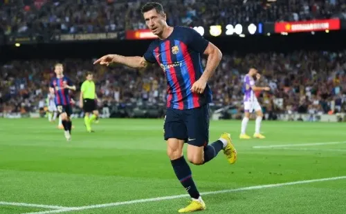 Robert Lewandowski fue al Barcelona