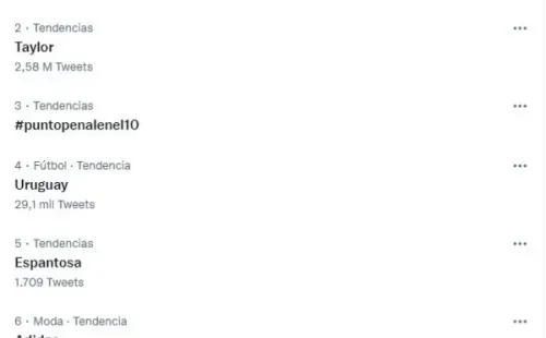 Gran parte de las tendencias en Uruguay están relacionadas a la camiseta.