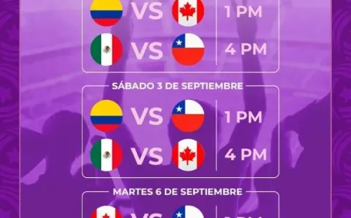 El calendario de los partidos de la Revelations Cup. (RevCup)