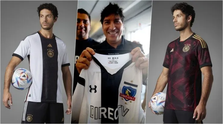 La camiseta adidas local de Alemania 2022 tiene un indesmentible parecido con la Under Armour de Colo Colo 2015