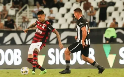 Erick Pulgar debutó en el Flamengo y espera seguir sumando minutos. Foto: Comunicaciones Flamengo.