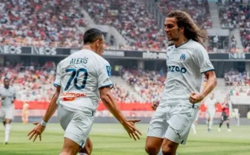 Alexis Sánchez ya lleva dos goles en tres partidos con el Olympique de Marsella. Foto: Comunicaciones OM.