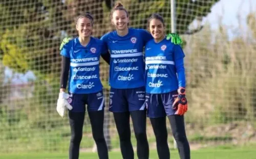 Torrero ya jugó con Campos en la selección chilena femenina. (Comunicaciones ANFP)