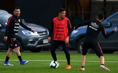 Selección chilena en Juan Pinto Durán