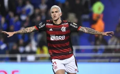 Pedro anotó un triplete para dejar al Flamengo al borde de la clasificación a la final. Foto: Twitter Copa Libertadores