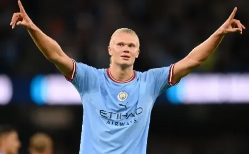 Erling Haaland tiene nueve goles en cinco fechas. (Foto: Getty Images)