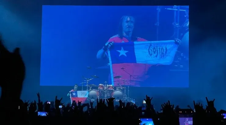 ¡Así se vivió Gojira en Chile! Foto: Sebastián Medina