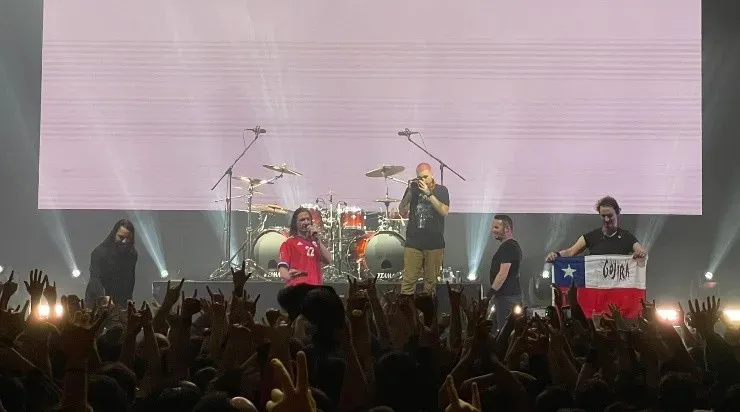 ¡Así se vivió Gojira en Chile! Foto: Sebastián Medina