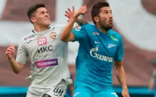 Víctor Felipe Méndez juega un partidazo en la victoria del CSKA Moscú. Foto: Comunicaciones CSKA.