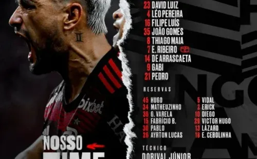 Formación del Flamengo.