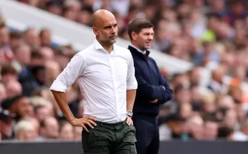 Josep Guardiola cede puntos por segunda vez en seis partidos de la Premier League. (Foto: Getty Images)