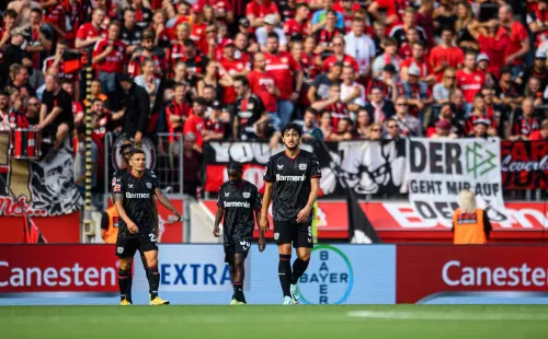 Charles no logra levantar con su equipo. Foto: www.bayer04.de