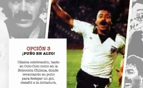 La imagen ganadora para la estatua de Caszely. | Foto: Club Social y Deportivo Colo Colo