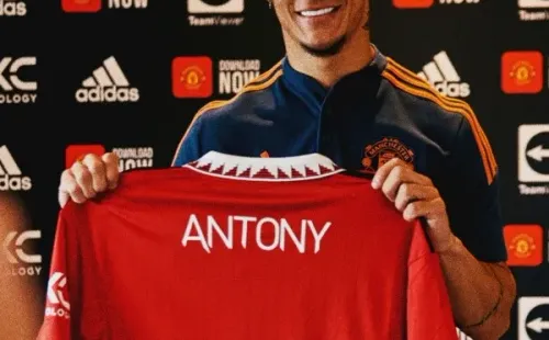 Antony fue el fichaje más caro de este mercado: 100 millones de euros. (Foto: Manchester United)