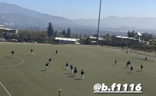 Gonzalo Fierro, un hincha más del equipo Sub 15 de Deportes Melipilla. (Instagram).