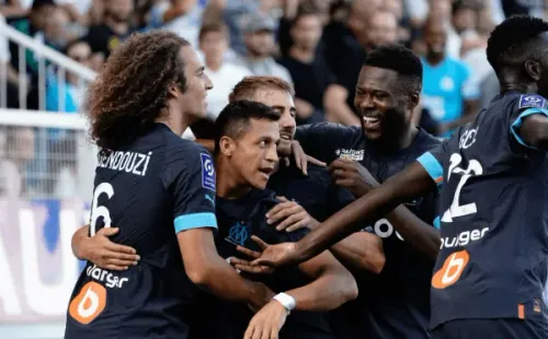 Alexis Sánchez llegó a tres goles en la Ligue 1 tras su gran ingreso ante Auxerre. Foto: Getty Images