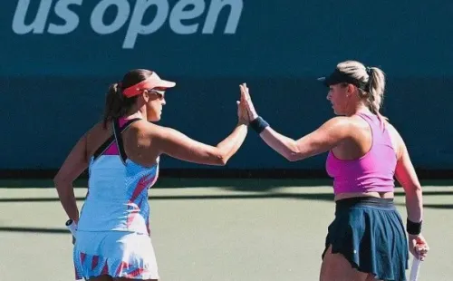 La dupla conformada por Guarachi y Keplac se despidió luchando en octavos de final del US Open 2022. | Foto: @aguarachi