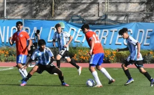 La Roja Sub 15 venció a Argentina en un amistoso. | Foto: Twitter Selección Argentina