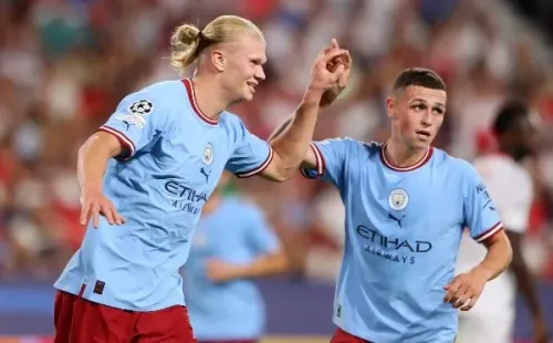 Erling Haaland la rompe con el Manchester City. (Foto: Getty Images)