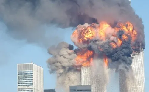 Caída de las Torres Gemelas. Foto: Getty Images