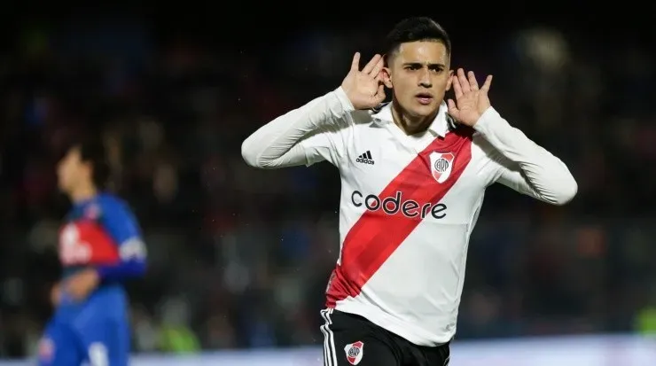 Solari suma siete goles con la camiseta de River Plate.