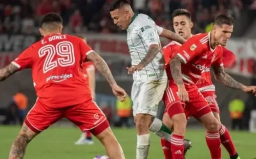 Solari y Díaz fueron titulares en la derrota de River ante Banfield. | Foto: Banfield