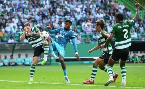 Sporting de Lisboa aguantó hasta el final para llevarse un triunfo agónico ante Tottenham. Foto: Getty Images
