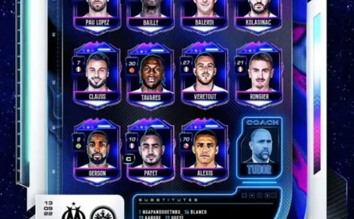 Formación del Marsella.