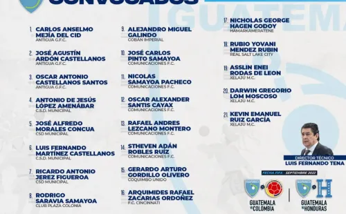 La nómina de Guatemala.